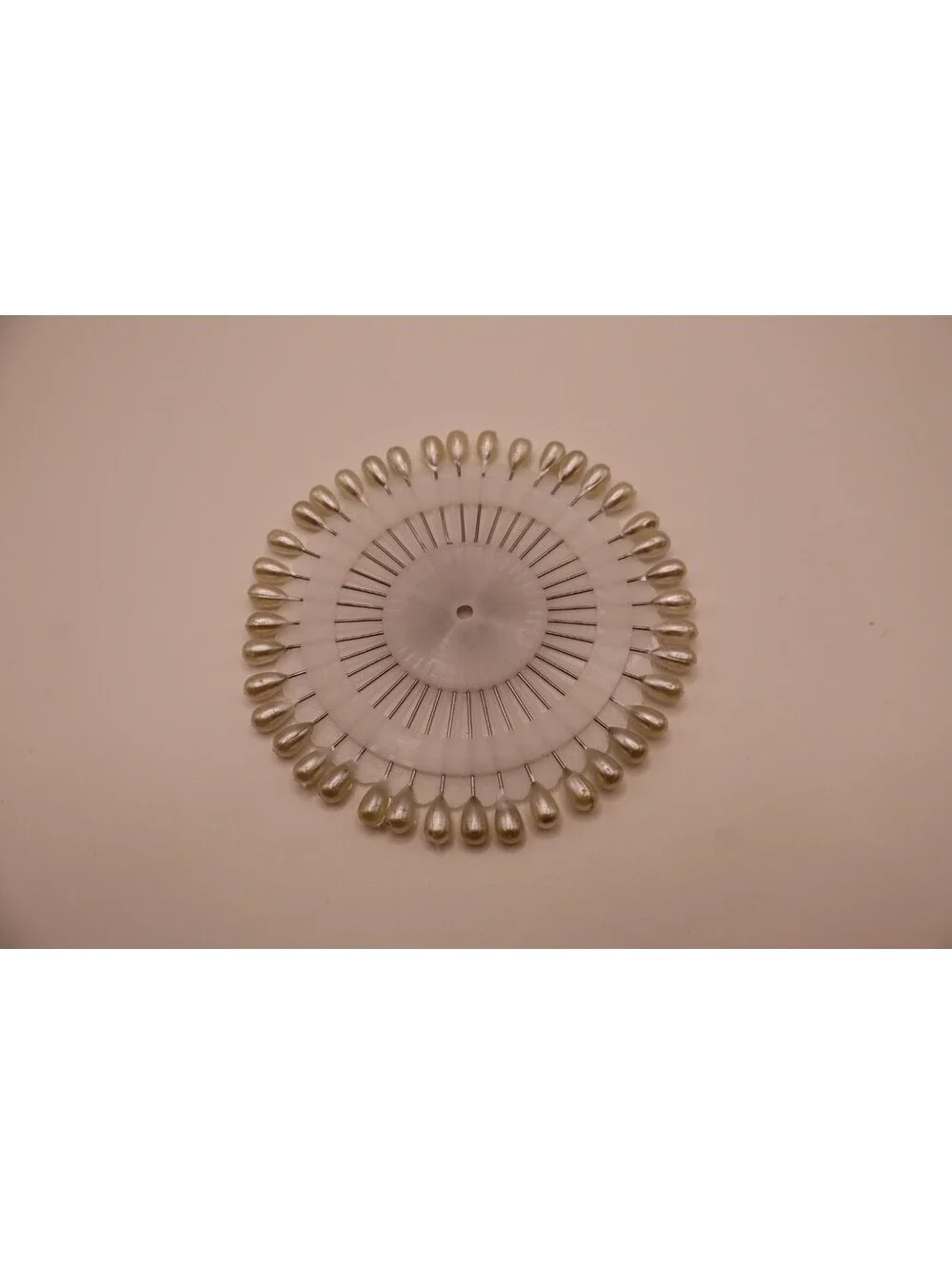 Pearl Headed Sewing Pins Set - 40 Pins with White tip